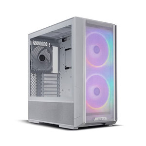 Boîtier d'ordinateur de jeu de taille moyenne <span class=keywords><strong>LianLi</strong></span> Lancool 216 RGB, nouvelle version, panneau latéral en verre, trois ventilateurs, noir/blanc, pour la construction de <span class=keywords><strong>PC</strong></span> - Product Image 6