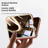 Casing Bisnis Trendy Starlight dengan Pelindung Layar Terintegrasi Tekstur Nappa Magnetik Cocok untuk iPhone Duo