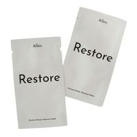 Sac en papier kraft biodégradable et recyclable Pochette pour shampoing Sachet d'échantillon cosmétique de savon liquide