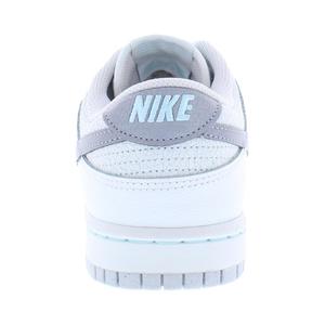 Nike Dunk Low Retro Se Leather Chaussures pour hommes Summit White Metallic Silver Skateboarding - Product Image 3