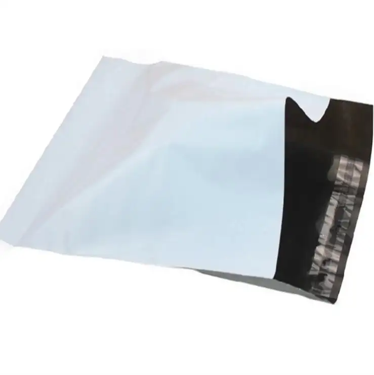 Stock size 15 x 25 cm 6 x 9 inch Custom white poly mailer plastic packaging mailing shipping envelope courier bag for clothing