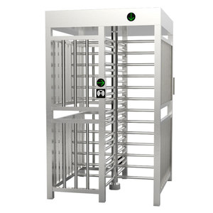بوابة دوارة كاملة الارتفاع، حل متميز للتحكم في الدخول مع تقنية التعرف على الوجه من الفولاذ المقاوم للصدأ وحماية IP68 - Product Image 3