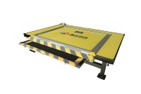 Nouvelle rampe électrique coulissante en aluminium Tengyun PR3B manuelle-automatique pour l'aménagement/la mise à niveau des autobus urbains (pour personnes à mobilité réduite)