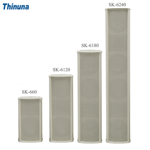 Thinuna SK-6240 Pa System 100V 240W Wall Mounted Outdoor All-weather High Power Waterproof Sound Column Mosque Column Speaker