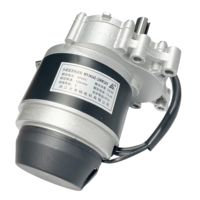 250W 350W 24V 75rpm 120rpm Motor DC Gear Brushed Kecepatan Rendah Poros Panjang dengan Rem Elektromagnetik untuk Peralatan Rumah Tangga Kipas Kapal