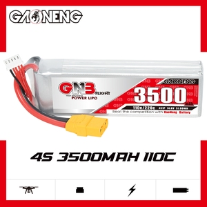 GAONENG GNB 3500mAh 4S 14.8V 110C XT90 RC LiPo Battery FPV Large Scale Plane Helicopter RC <b>Car</b> Racing Truck <b>Monster</b> - Product Image 2