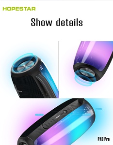 Hopestar P40Pro 60W Xung Không Dây Cho <span class=keywords><strong>Bluetooth</strong></span> Loa RGB LED Di Động Ngoài Trời Sử Dụng Nhà Giải Pháp Bộ Nhớ Thẻ Pin - Product Image 3