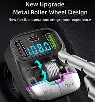 Adaptateur audio modulateur FM double USB QC PD, chargeur de voiture, allume-cigare, lecteur MP3 de voiture 5.4, émetteur FM BT 5.3 pour voiture
