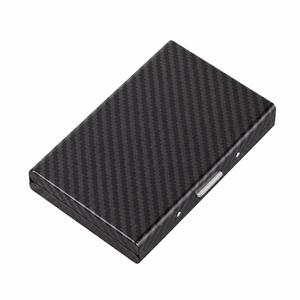 Factory Wholesale Stainless Steel RFID Credit Card Holder Multi Color <b>Metal</b> Card <b>Wallet</b> Custom Logo Bulk Order OEM Available - Product Image 1