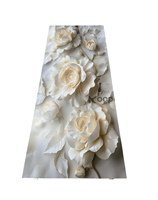 Panneau mural en PVC UV fin effet marbre 3 mm, moderne, imperméable, aspect marbre doré pour salon (vente en gros)