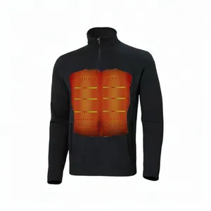 2024 Winter Verwarmde Binnenlaag Baselayer Hoodie Jas Voor Mannen Vrouwen Jeugd