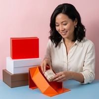 Boîte cadeau magnétique pliable personnalisée, boîte d'emballage en carton pliable, boîte en papier rigide avec logo imprimé pour boutique