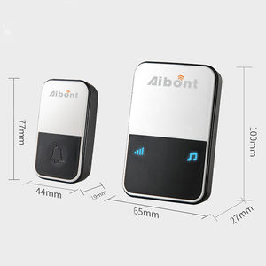 กระดิ่งประตูกันน้ำไร้สาย,กระดิ่งอัจฉริยะ300ม. รัง110 DB เสียง45เสียง CE FCC UKCA - Product Image 5