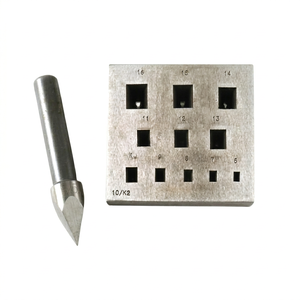 Stainless Steel Engraving Tool Set 10/K2 Irregular Shape Regular Bezel <b>Block</b> Jewelry Making Tools - Product Image 1