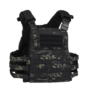Gilet tactique professionnel léger et réglable MOLLE pour activités de plein air, jeu CS, porte-plaques multifonctionnel pour entraînement - Product Image 6