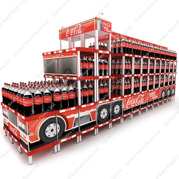 耐久性に優れたcoke display standで、ダイナミックな