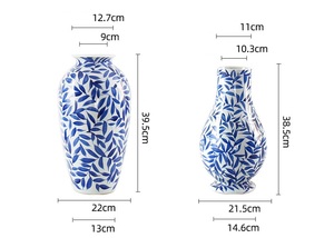 Style mexicain kaiser poisson design vase en céramique décoration de la maison nature vase à fleurs - Product Image 6