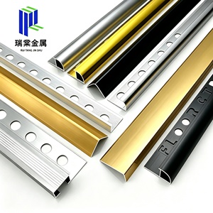 Perfil Metálico Decorativo para Esquinas <span class=keywords><strong>de</strong></span> Azulejos, <span class=keywords><strong>de</strong></span> Aluminio, 7mm, para Bordes <span class=keywords><strong>de</strong></span> Pared, Directo <span class=keywords><strong>de</strong></span> Fábrica Ruitang Huaxin - Product Image 1