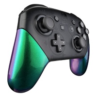 EXtremeRate Mango Trasero Rieles Laterales Shell Case Cover Handle Grips Shell Para Nintendo Switch Pro Controller