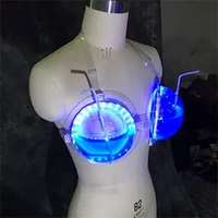 Chapeau de cowgirl lumineux très populaire pour festivals, chapeau de cowboy pour enterrement de vie de jeune fille et chapeau lumineux à fil électrique pour la promotion d'événements