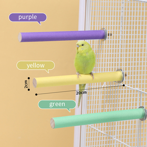 Perchoir givré pour perroquet, bâton de ponçage pour dents et griffes, décorations de cage pour perruches, jouets pour oiseaux - Product Image 5