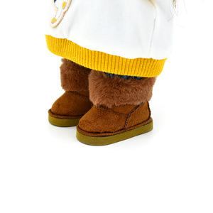 Chaussures de poupée 1/6, <span class=keywords><strong>bottes</strong></span> de neige pour poupées <span class=keywords><strong>en</strong></span> coton de 20 cm, <span class=keywords><strong>bottes</strong></span> d'hiver - Product Image 6
