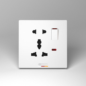 Bán buôn giá tường chuyển đổi và ổ cắm ứng dụng nhà mỏng thiết kế lớn Bảng điều chỉnh PC vật liệu tường chuyển đổi 250V chuyển đổi ánh sáng - Product Image 2