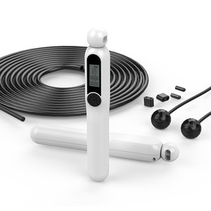 <span class=keywords><strong>Corde</strong></span> <span class=keywords><strong>à</strong></span> <span class=keywords><strong>sauter</strong></span> facile <span class=keywords><strong>à</strong></span> utiliser pour débutants, réglable, anti-emmêlement, confortable, simple pour l'apprentissage et l'<span class=keywords><strong>exercice</strong></span> des novices - Product Image 4