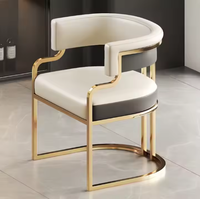 Chaise de salle à manger de luxe, vente d'hôtels, bureau, salon de beauté, réception, chaise de mahjong, canapé, salon de manucure, chaise de maquillage pour clients