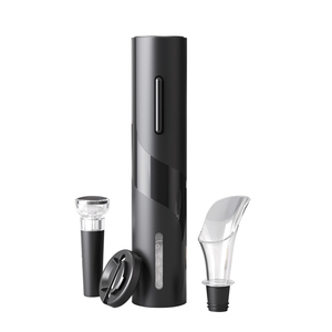 Ensemble de vin électrique 4 en 1, kit d'ouvre-bouteille à piles avec coupe-capsule, verseur de vin, bouchon à vide, ensemble d'accessoires pour le vin, coffret cadeau - Product Image 2