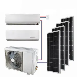 Venta 9000-36000 Btu Refrigeración/Calefacción Unidad dividida de pared Aire acondicionado solar para hogares