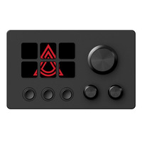 AJAZZAKP03 Teclado Inteligente Multifunción, Controlador de Escritorio para Oficina, Edición en Vivo DIY, Programación