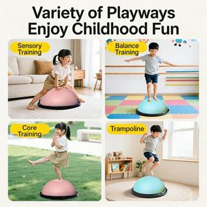 Pelota de <span class=keywords><strong>Equilibrio</strong></span> <span class=keywords><strong>Bosu</strong></span> Premium de Alta Calidad, Pelota <span class=keywords><strong>Bosu</strong></span> Gruesa para Gimnasio, Casa, Pilates, Yoga, Entrenamiento Físico - Product Image 4