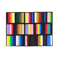 Peinture pour le visage et le corps à base de plantes naturelles et minérales, haute pigmentation, mat, UV, néon, arc-en-ciel, certifiée, 10g, pour enfants, peinture pour le visage de football du Qatar