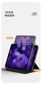 Custodia girevole robusta antiurto <span class=keywords><strong>per</strong></span> Tablet <span class=keywords><strong>per</strong></span> <span class=keywords><strong>iPad</strong></span> <span class=keywords><strong>Pro</strong></span> <span class=keywords><strong>11</strong></span> pollici 2022 <span class=keywords><strong>2021</strong></span> 2020 2018 con portamatite - Product Image 3