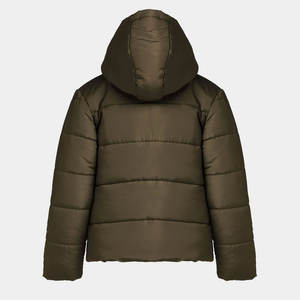 Chaqueta Acolchada de Lona para Hombre, Estilo Urbano, de Alta Calidad, Transpirable, de Poliéster, con Cuello Alto y Logotipo Frontal Personalizado - Product Image 2