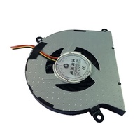 Ventilateur de refroidissement axial en aluminium ultra-fin, noir, pour processeur, pour ordinateur portable et boîtier d'ordinateur