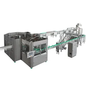 Automatic Glass Bottle Wine Processing Plant Equipment Whisky Vodka Beer Production Line Filling Making Bottling Machine