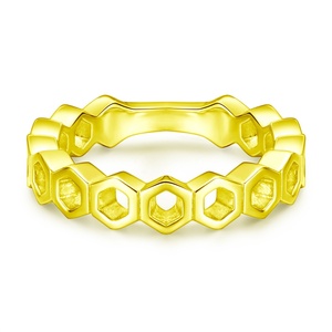 Argent sterling en gros pour la fabrication de bagues, bague creuse, bague en argent pour femmes - Product Image 3