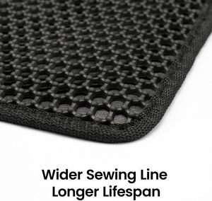 Eco-Friendly Double Layer Colored EVA Non-Slip Sand Trapping Tray Mat Waterproof Stocked Unscented <b>Cat</b> Litter <b>Box</b> Mat Pet - Product Image 4