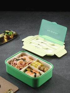 Hot Selling 1400ml <b>Microwaveable</b> Bento Lunch Box Ready to Ship-for Kids and Adults Heatable Food Container - Product Image 6