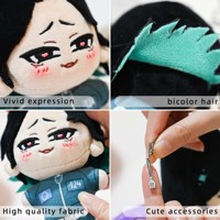 Porte-clés en peluche personnalisé de 10 cm – Créez votre design Kawaii en mini-breloque en peluche douce