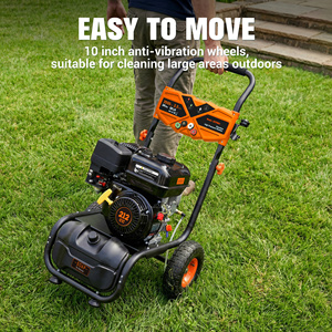 New 3500PSI <b>Gasoline</b> High 2.3GPM 209CC Engine 25 Ft Reach Heavy Duty Stainless Steel - Product Image 1