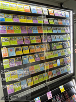Vitrine de présentation verrouillable pour cartes de sport avec cadre métallique, éclairage LED, en acrylique, pour cartes de baseball gradées et cartes à collectionner