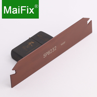 Maifix SPB 2mm 3mm Lame de coupe pour tour CNC SPB26-2 Lames de rainurage Porte-outils de coupe et de tournage