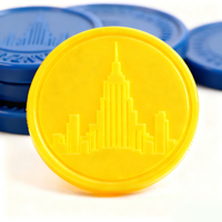Vente directe usine – Pièces de monnaie en plastique pas chères en gros – Pièces de monnaie personnalisées en plastique avec gravure 3D pour jeu de défi avion – Cadeau
