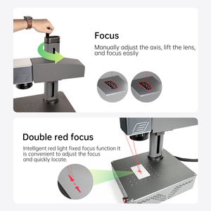 Máquina de marcado láser de fibra 20W 30W <span class=keywords><strong>DAJA</strong></span> S4 Máquina de grabado láser <span class=keywords><strong>Grabador</strong></span> láser de metal para joyería de plástico - Product Image 2