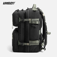 Sac à dos tactique Molle imperméable personnalisé pour ordinateur portable, unisexe, 35L, pour randonnée, sports de plein air