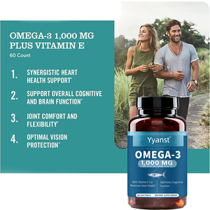 OEM/ODM Optimiza la Función Cognitiva, Cápsulas de Aceite de Pescado Omega 3 con Vitamina E para Adultos, Apoya la Salud del Corazón, Precio de Fábrica - Product Image 3