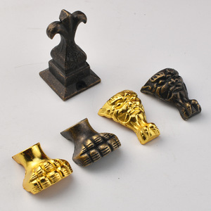Chinese Style Zinc Alloy Furniture Leg Base Heavy Duty Die Casting For Wooden Box Jewelry Gift Box <b>Corner</b> <b>Protector</b> Accessories - Product Image 2